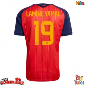 Spain Lamine Yamal #19 Replica Home Stadium Shirt World Cup 2026 Short Sleeve